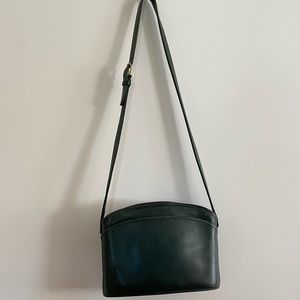 Vintage Coach Cross Body Bag in Bottle Green